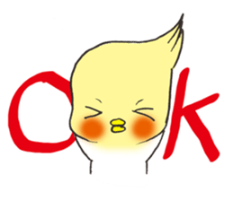 Cockateel. sticker #6297230