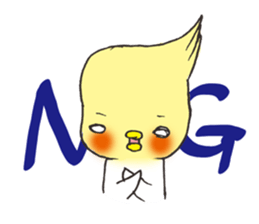 Cockateel. sticker #6297231