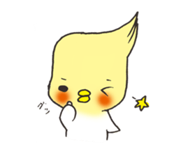 Cockateel. sticker #6297237