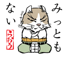 A word from the cat's sticker #6298092