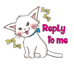 Meany cat Cass for English sticker #6298128