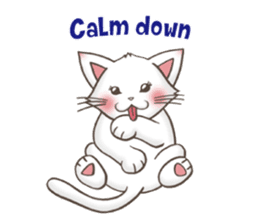 Meany cat Cass for English sticker #6298129