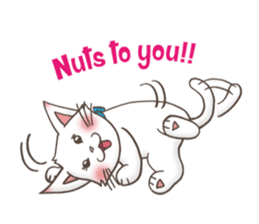 Meany cat Cass for English sticker #6298132