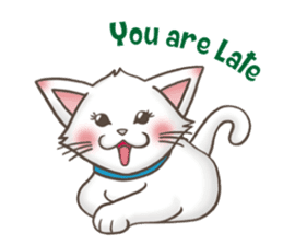 Meany cat Cass for English sticker #6298134