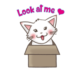 Meany cat Cass for English sticker #6298138