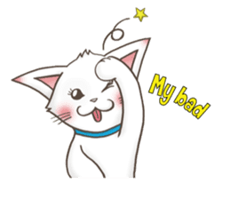 Meany cat Cass for English sticker #6298142