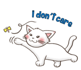 Meany cat Cass for English sticker #6298143