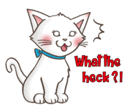 Meany cat Cass for English sticker #6298145