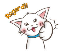 Meany cat Cass for English sticker #6298154