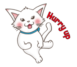 Meany cat Cass for English sticker #6298157