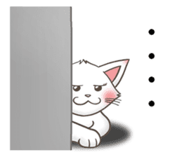 Meany cat Cass for English sticker #6298160