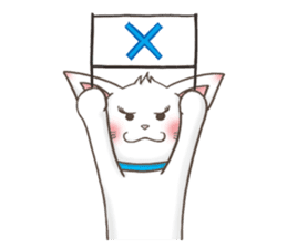 Meany cat Cass for English sticker #6298165