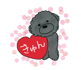 Hugh the black Dandelion dog sticker #6298351