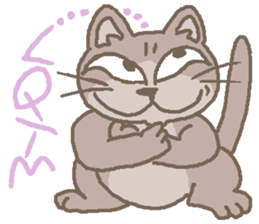 Cat / Chat 2 English ver. sticker #6298371