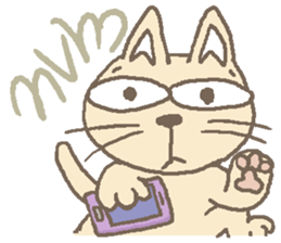 Cat / Chat 2 English ver. sticker #6298373
