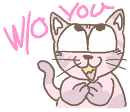Cat / Chat 2 English ver. sticker #6298374