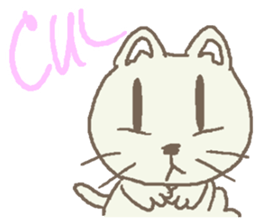 Cat / Chat 2 English ver. sticker #6298381