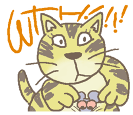 Cat / Chat 2 English ver. sticker #6298385
