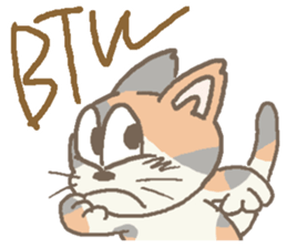 Cat / Chat 2 English ver. sticker #6298390