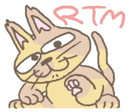 Cat / Chat 2 English ver. sticker #6298391