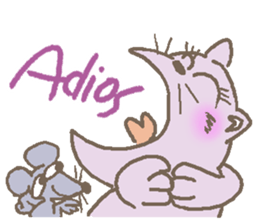 Cat / Chat 2 English ver. sticker #6298395