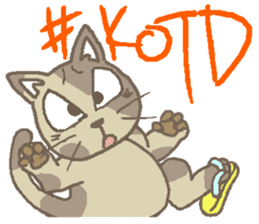 Cat / Chat 2 English ver. sticker #6298397