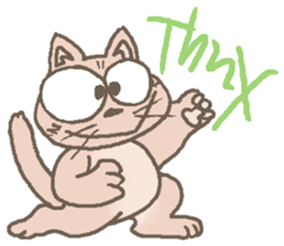 Cat / Chat 2 English ver. sticker #6298399