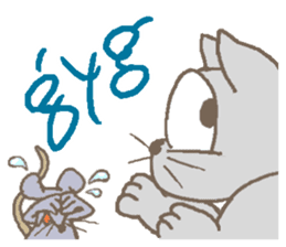 Cat / Chat 2 English ver. sticker #6298401