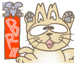 Cat / Chat 2 English ver. sticker #6298407