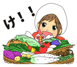 Sato Yui's stamp in the Yamagata dialect sticker #6298512