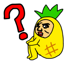 Pineapple to speak a dead language sticker #6298687