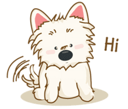 Wetbeard, the Wacky Wicked Westie! V2 sticker #6298728