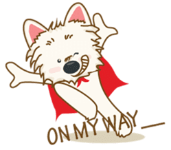 Wetbeard, the Wacky Wicked Westie! V2 sticker #6298729