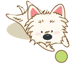 Wetbeard, the Wacky Wicked Westie! V2 sticker #6298731