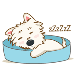 Wetbeard, the Wacky Wicked Westie! V2 sticker #6298733