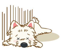 Wetbeard, the Wacky Wicked Westie! V2 sticker #6298734