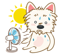 Wetbeard, the Wacky Wicked Westie! V2 sticker #6298739