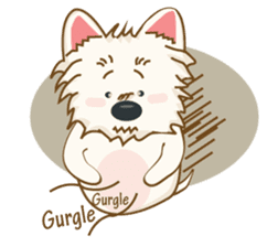 Wetbeard, the Wacky Wicked Westie! V2 sticker #6298750