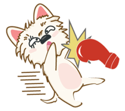 Wetbeard, the Wacky Wicked Westie! V2 sticker #6298751