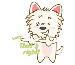 Wetbeard, the Wacky Wicked Westie! V2 sticker #6298752