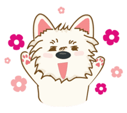 Wetbeard, the Wacky Wicked Westie! V2 sticker #6298754