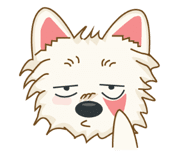 Wetbeard, the Wacky Wicked Westie! V2 sticker #6298756