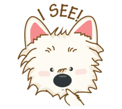 Wetbeard, the Wacky Wicked Westie! V2 sticker #6298757