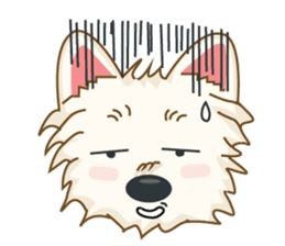 Wetbeard, the Wacky Wicked Westie! V2 sticker #6298758