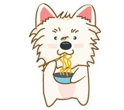 Wetbeard, the Wacky Wicked Westie! V2 sticker #6298759