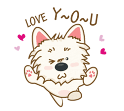 Wetbeard, the Wacky Wicked Westie! V2 sticker #6298767