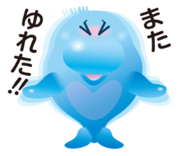 Cute Dolphin Iruka-ruka sticker #6299494