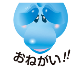 Cute Dolphin Iruka-ruka sticker #6299502