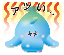 Cute Dolphin Iruka-ruka sticker #6299509