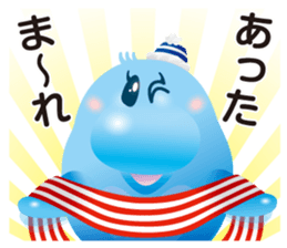 Cute Dolphin Iruka-ruka sticker #6299512